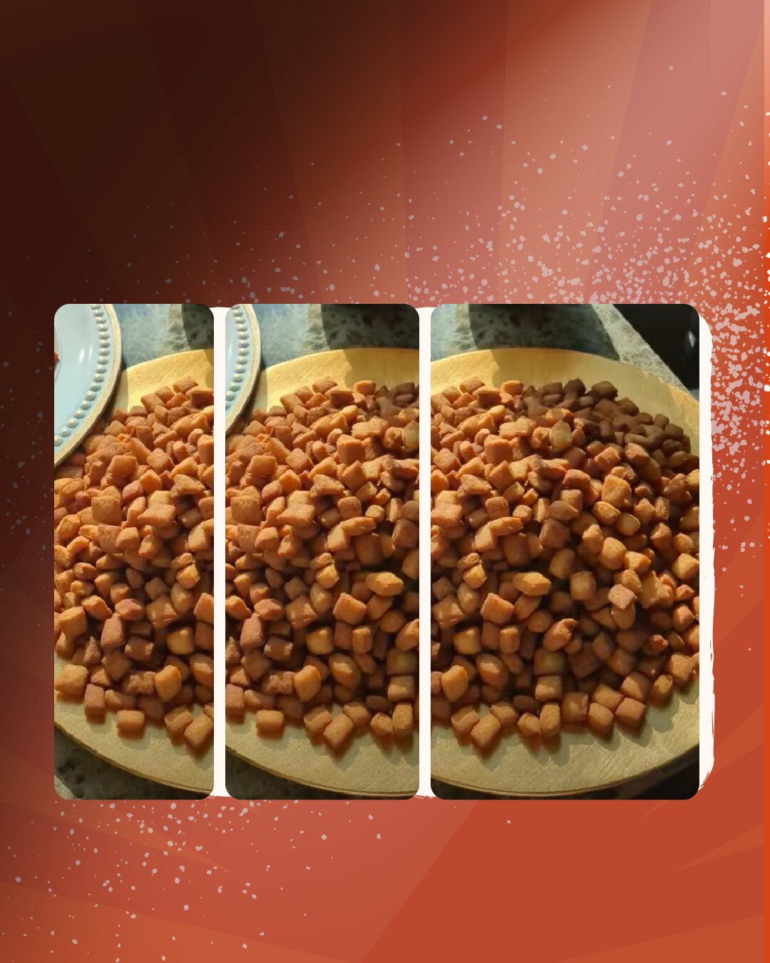 Buffet Pack, chin chin served tray-style for a crowd